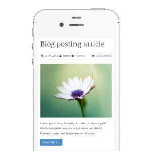 Mobile App Theme blog