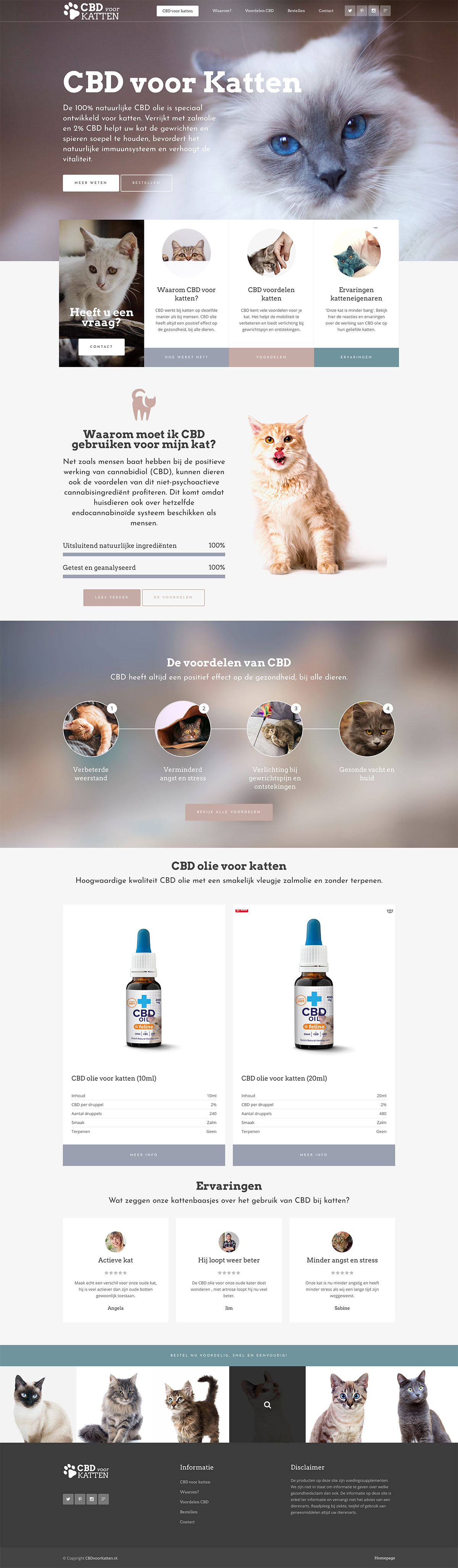 CBD voor katten website