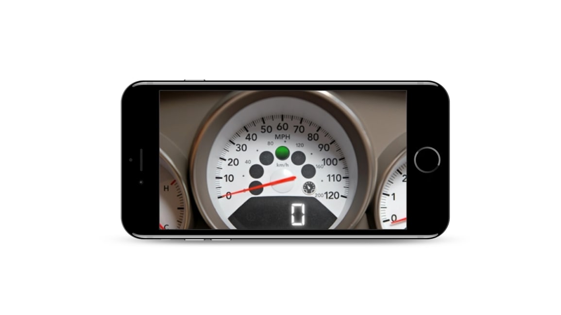Speedometer GPS dashboard
